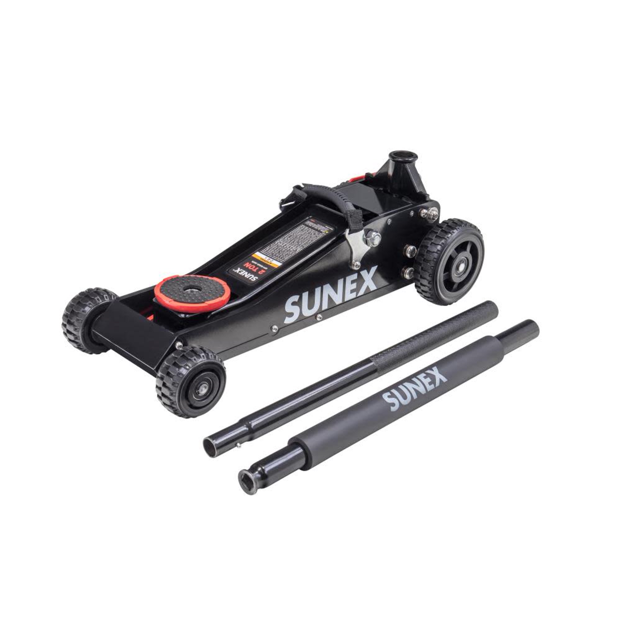 SUNEX Tools  2 Ton Off-Road Jack, Black & Red