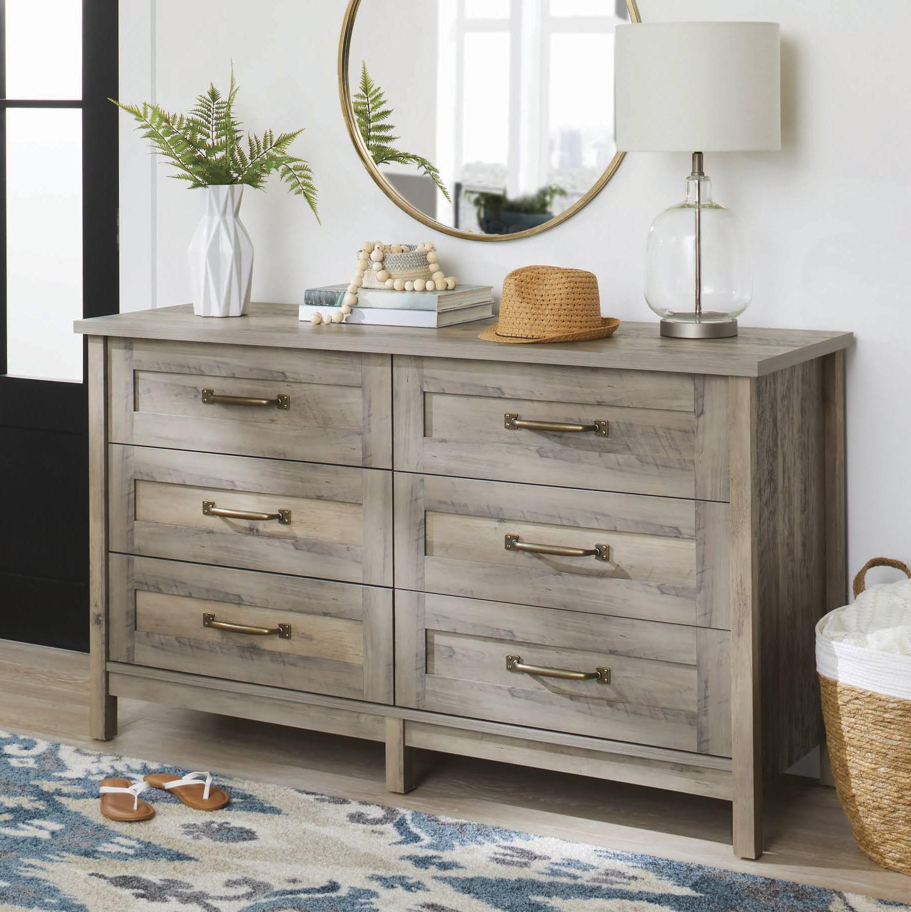 Better Homes & Gardens Modern Farmhouse 6 Drawer Dresser - Walmart Texas