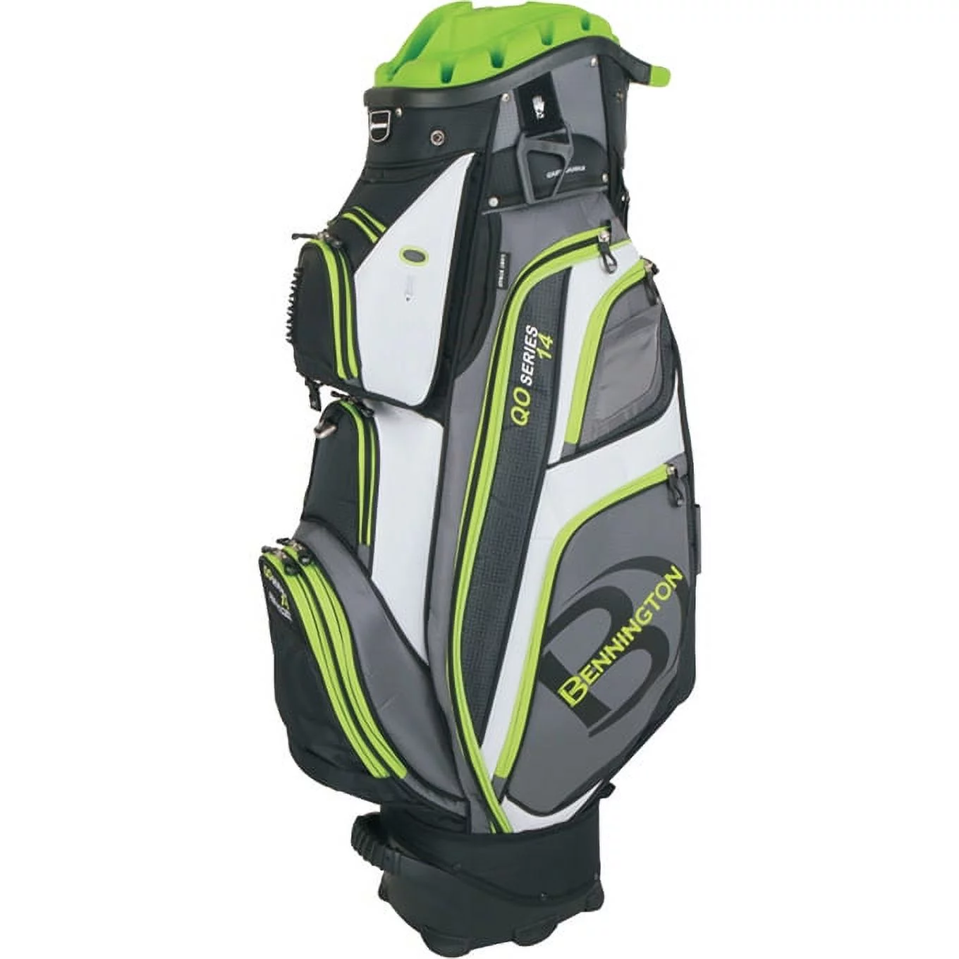 Bennington QO-14 Quiet Organizer Golf Cart Bag - Lime