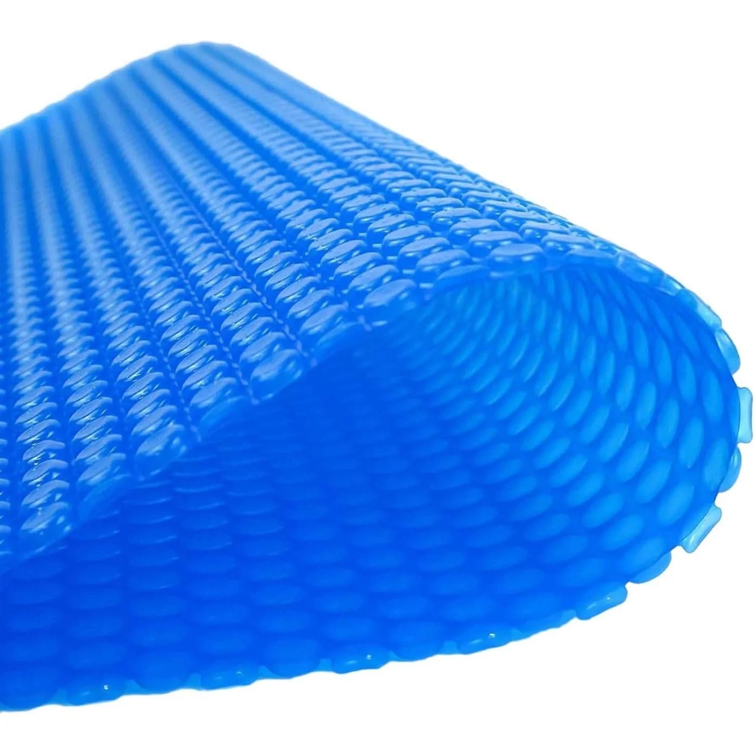 15 Mil Swimming Pool Cover Hot Tub Solar Blanket - Heat Retaining & Insulating, Water Floating & Bubble-Side Down, Blue Rectangle (Size : 2x2.5m/6.5x8.2ft)