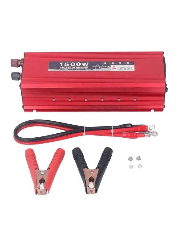 Pure Sine Wave Power Inverter, 1500W DC48V to AC220V, LED Display