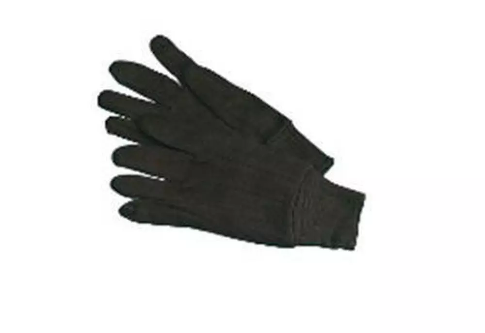 Boardwalk® Brown Jersey Knit Wrist Clute Gloves