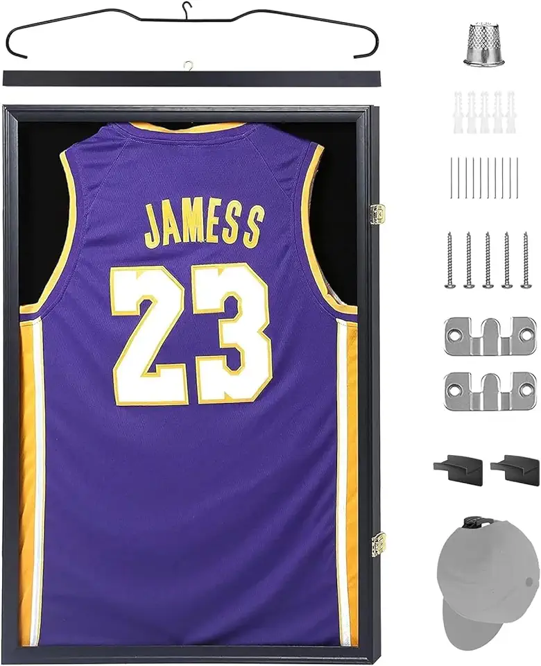 Nice C Collapsible Storage Box w Table + 1-Pack Jersey Frame Display Case