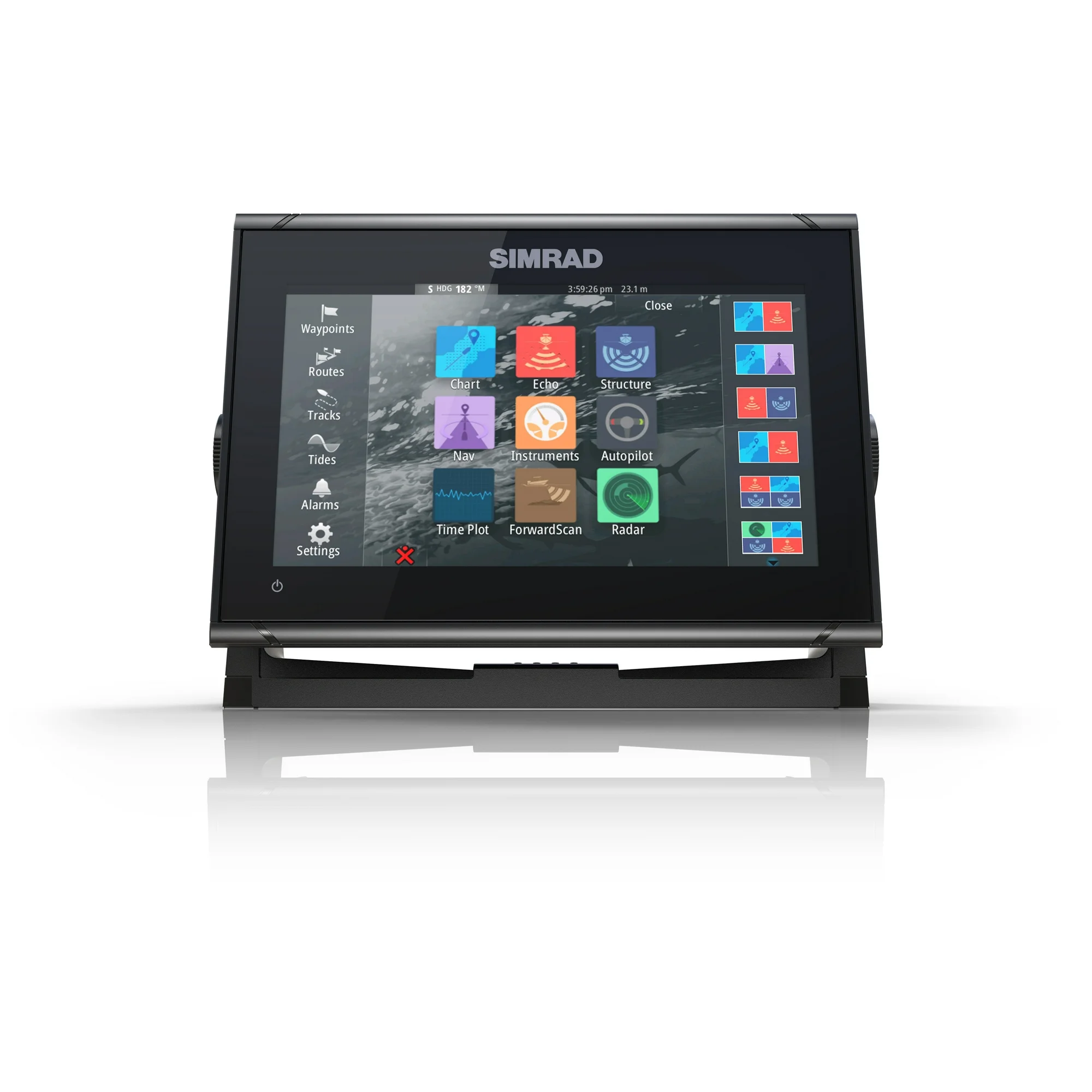 Simrad GO9 XSE with Active Imaging 3-in-1 Transducer + C-Map Discover ...