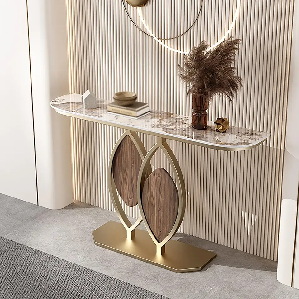Console Table for Entryway, Narrow Sofa Table for Living Room, Modern ...