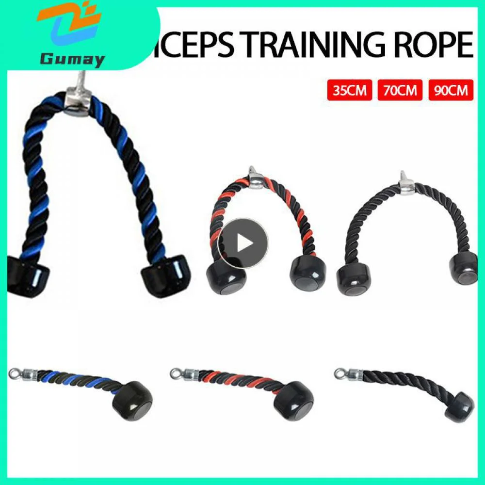 Fitness Home Gym Cable Machines Attachment Crossfit Bodybuilding Muscle Strength Training Workout Accessories Tricep Excercise