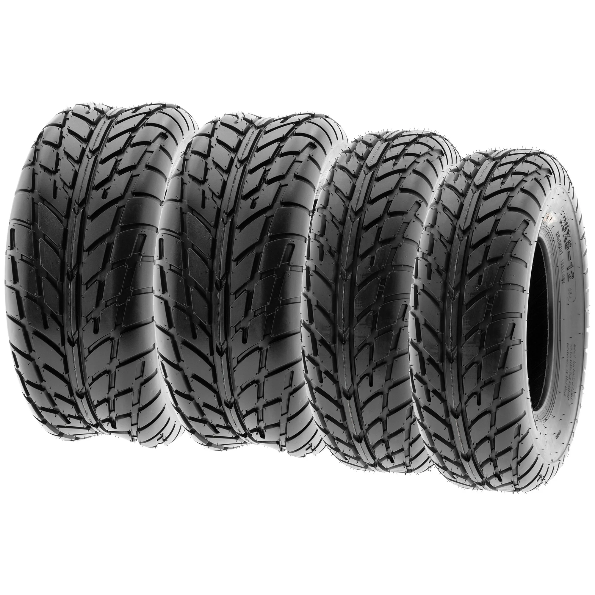 SunF All Terrain ATV UTV Sport Tires 26x8-14 & 26x10-14 6 PR A021 (Complete Full Set of 4)