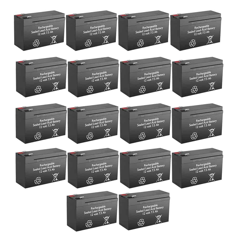 BatteryGuy MK ES9-12 replacement battery - BatteryGuy brand equivalent (High Rate - Qty of 18)