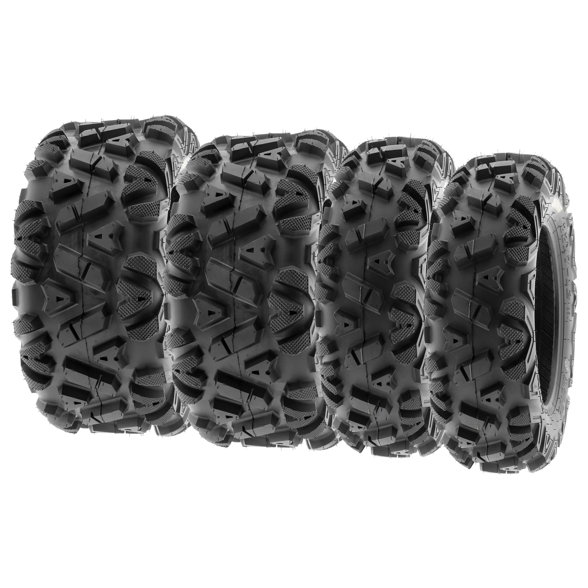 SunF All Terrain ATV Tires 23x8-11 & 24x8-12 6 PR A033 (Complete Full Set of 4)