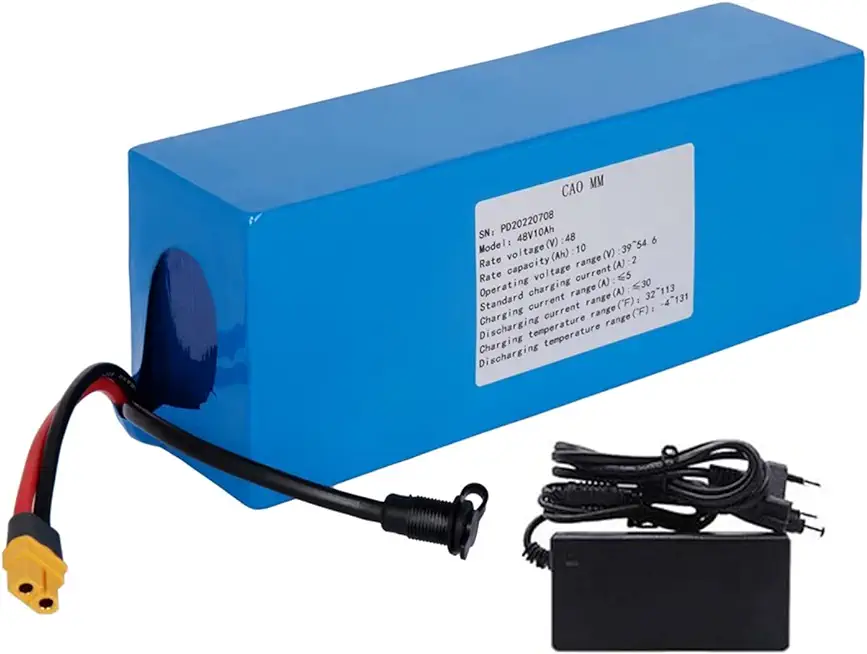 48V 30Ah E-Bike Akku Mit Ladegerät - Lithium-Ionen Für 200-1500W Motoren
