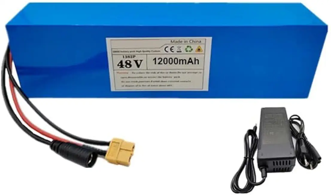 48V 60Ah Lithium-ion Ebike Battery Pack With Charger - High Capacity, Safe & Compact For Electric Bicycles