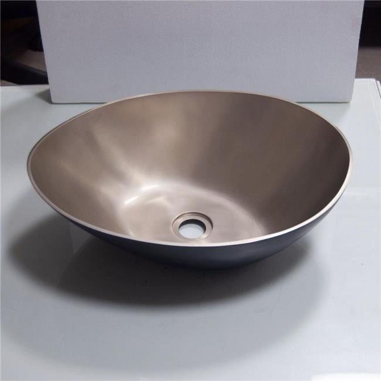 Coppersmith Creations CBSELS18.13.6 18 in. Earthen Lamp Style Cast White Bronze Sink