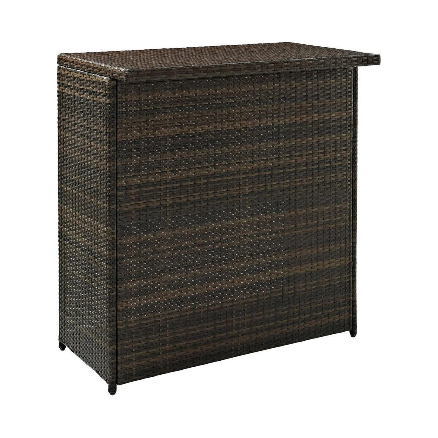 HomeStock Bohemian Bliss Outdoor Wicker Bar Brown