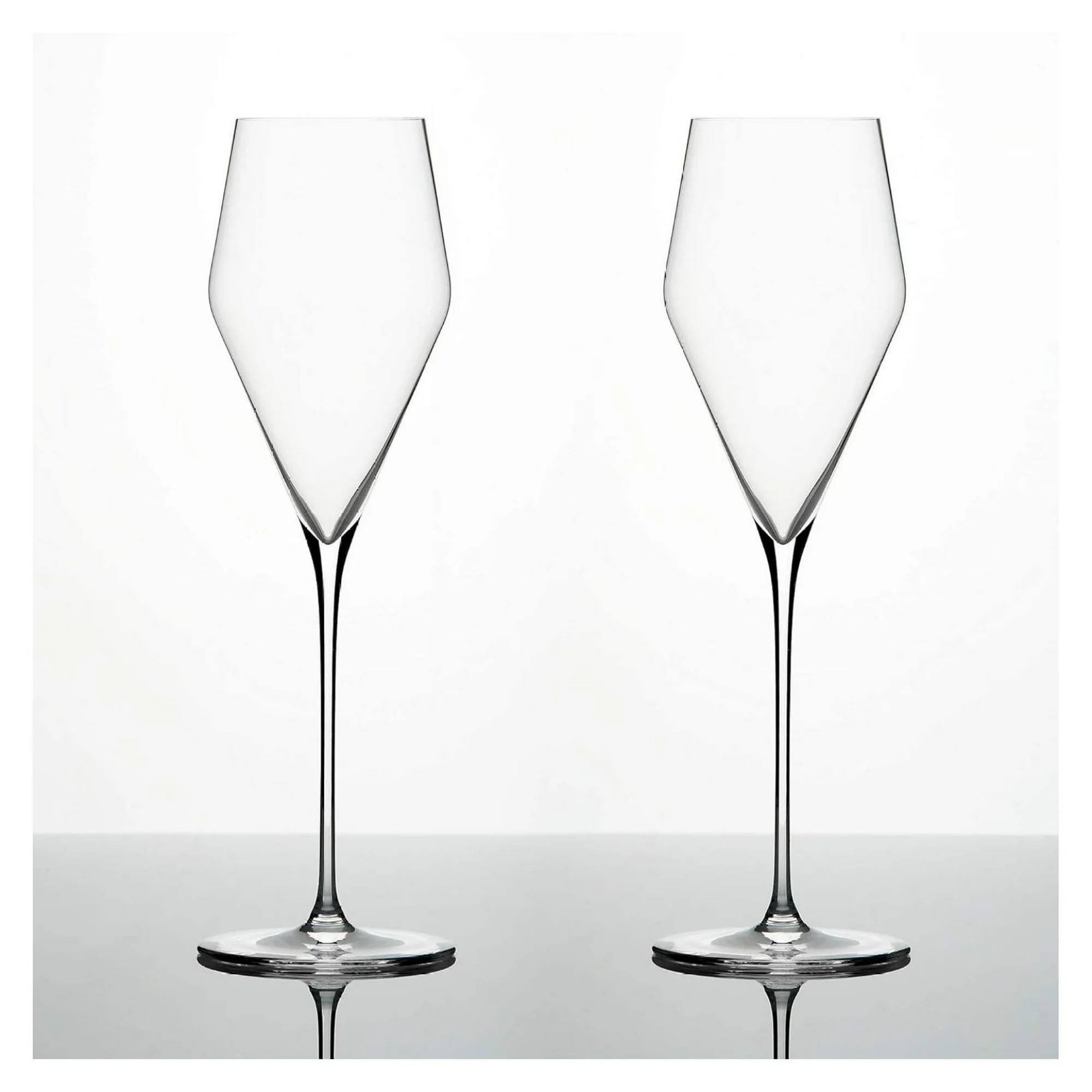 ZHANGHU Denk'Art Champagne Hand-Blown Crystal Wine Glasses | Set of 2