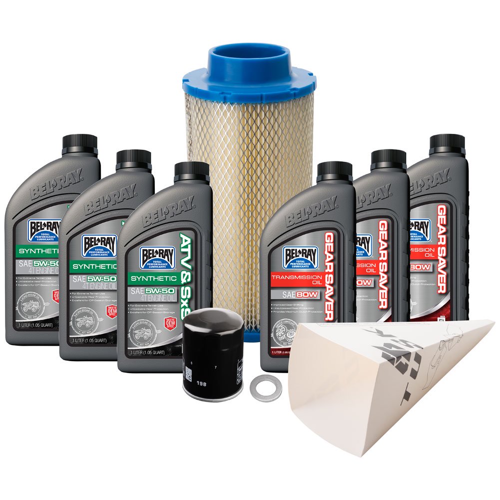 Tusk Off-Road Tusk UTV Full Service Kit for Bel-Ray ATV & SXS Synthetic 5W-50 Tusk Pro Defense Air Filter for Polaris RZR XP 4 Turbo Fox Edition 2018