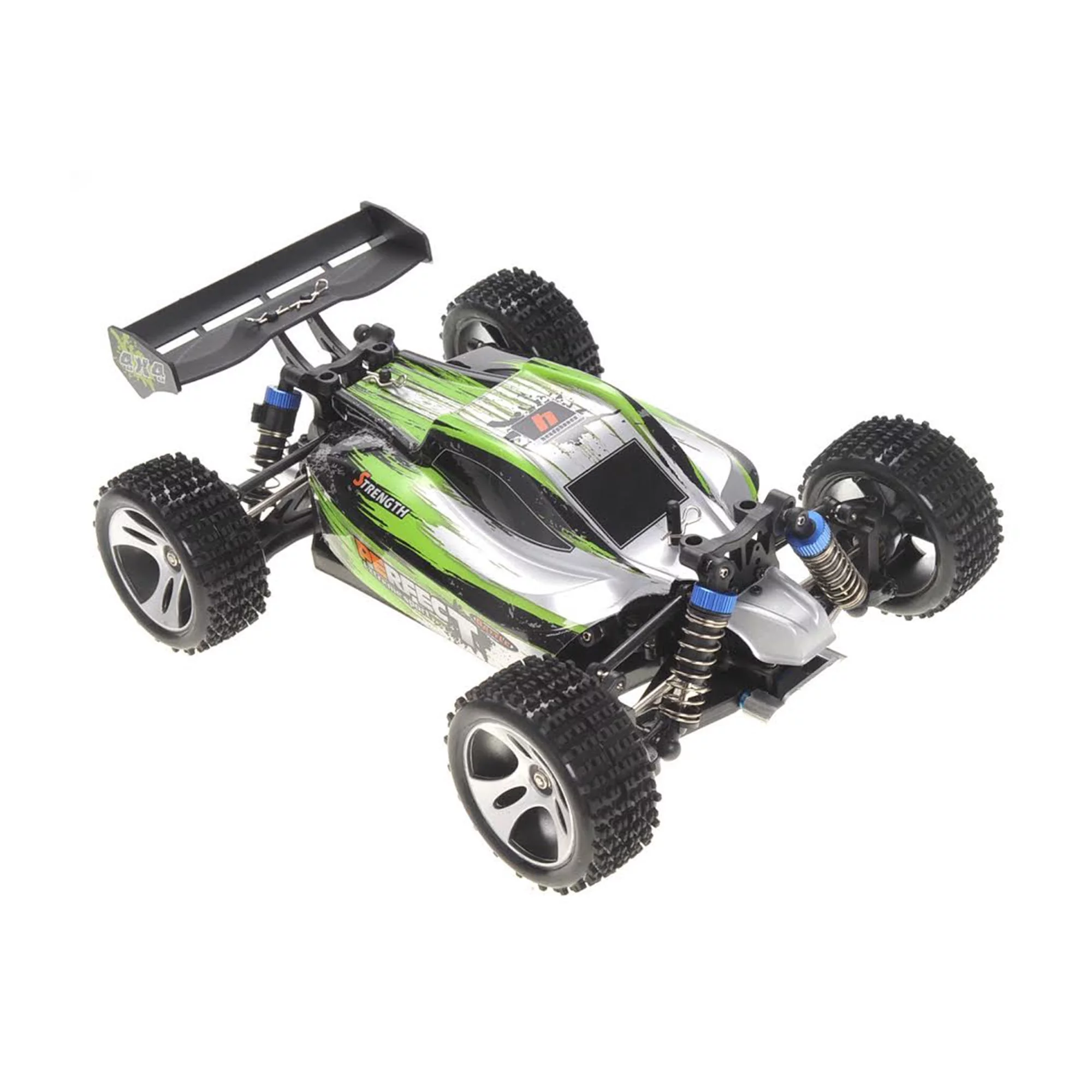 Waterproof RC Racing Car 2.4GHz High Speed Remote Control Car with Charger 1:18 4WD Toy Cars Buggy for Kids Adults Children Toys Boys Girls Gift (Green)