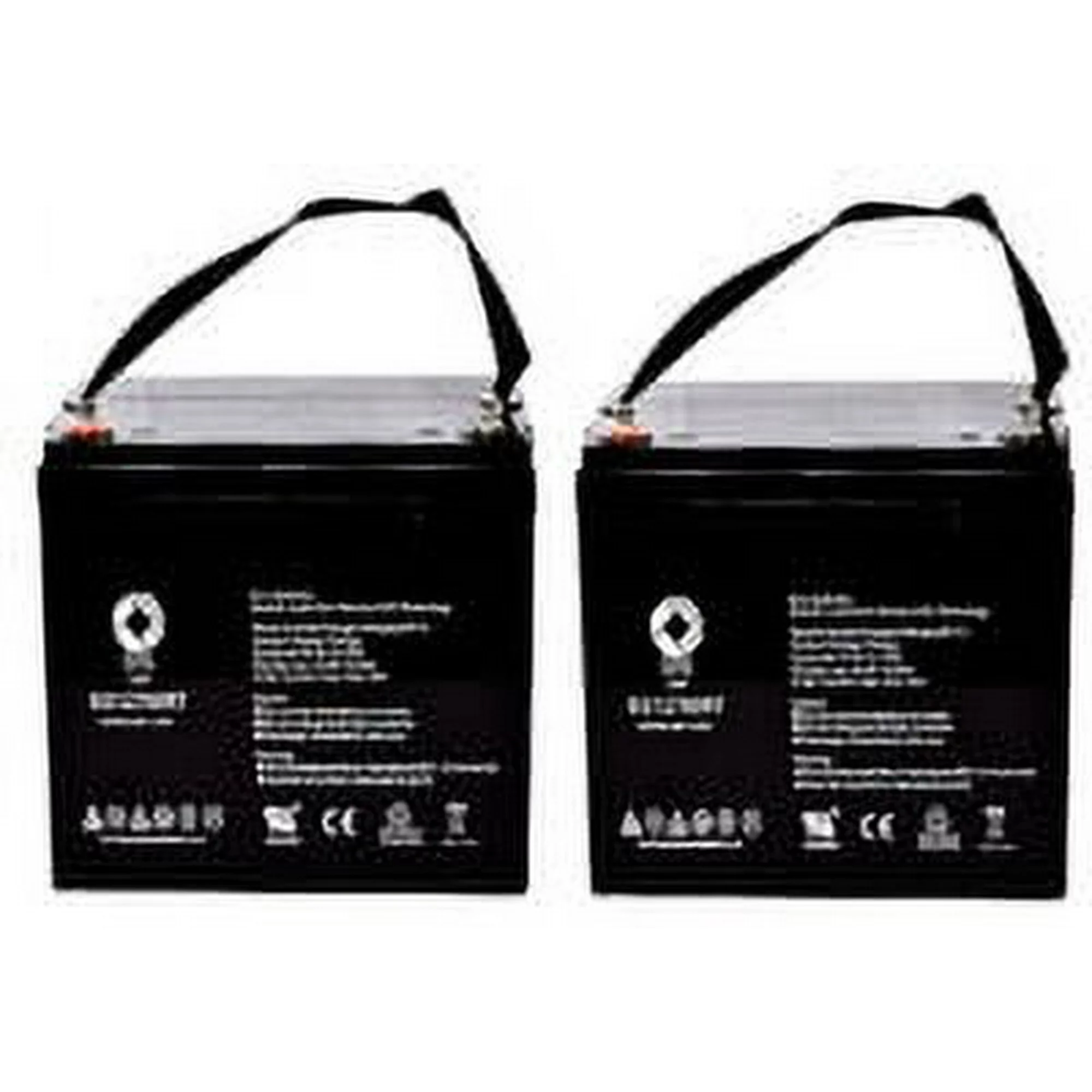 SPS Brand 12V 75Ah Replacement Battery (SG12750RT) for Electric Mobility Rover Scooter (Terminal RT) (2 Pack)