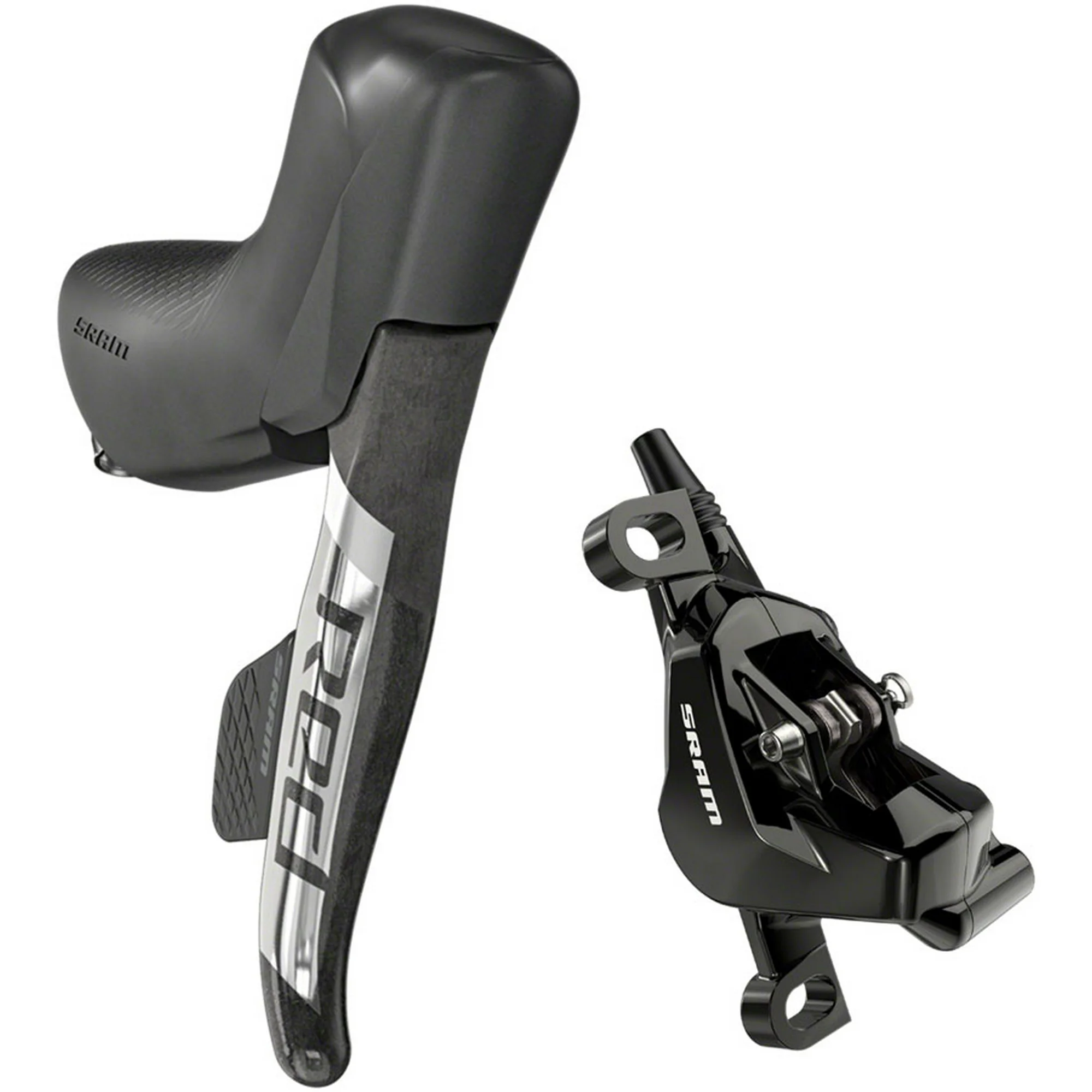 SRAM RED eTap AXS HRD Shift/Brake Lever and Hydraulic Disc Caliper - Right/Rear, Direct Post Mount, 1800mm Hose, Black,