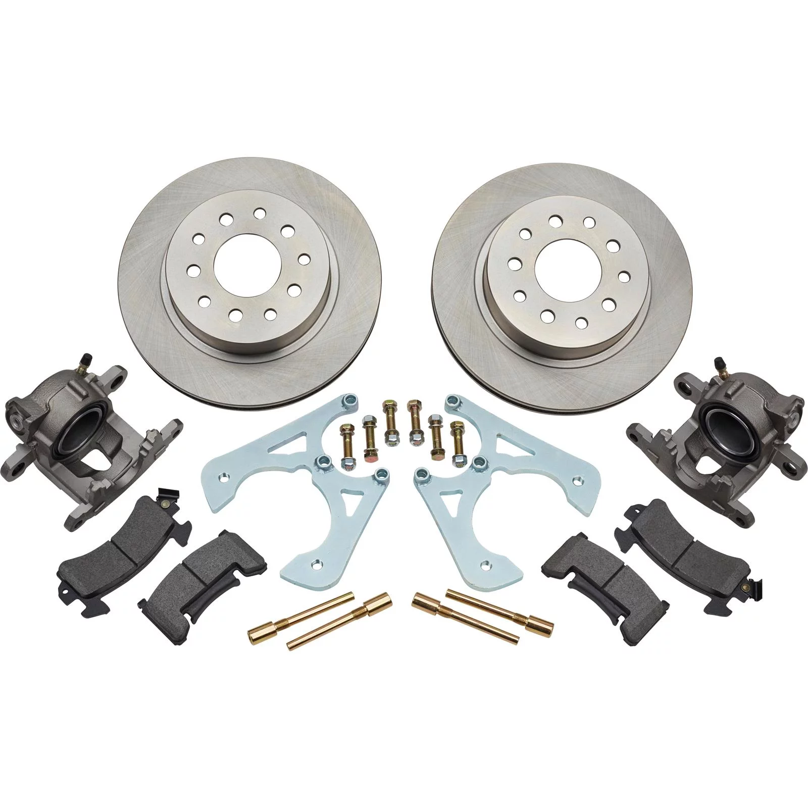 Speedway Motors Rear Disc Brake Conversion Kit, GM 10 and 12 Bolt, Bolt-On Rear Disc Brake Kit with Rear Brake Caliper