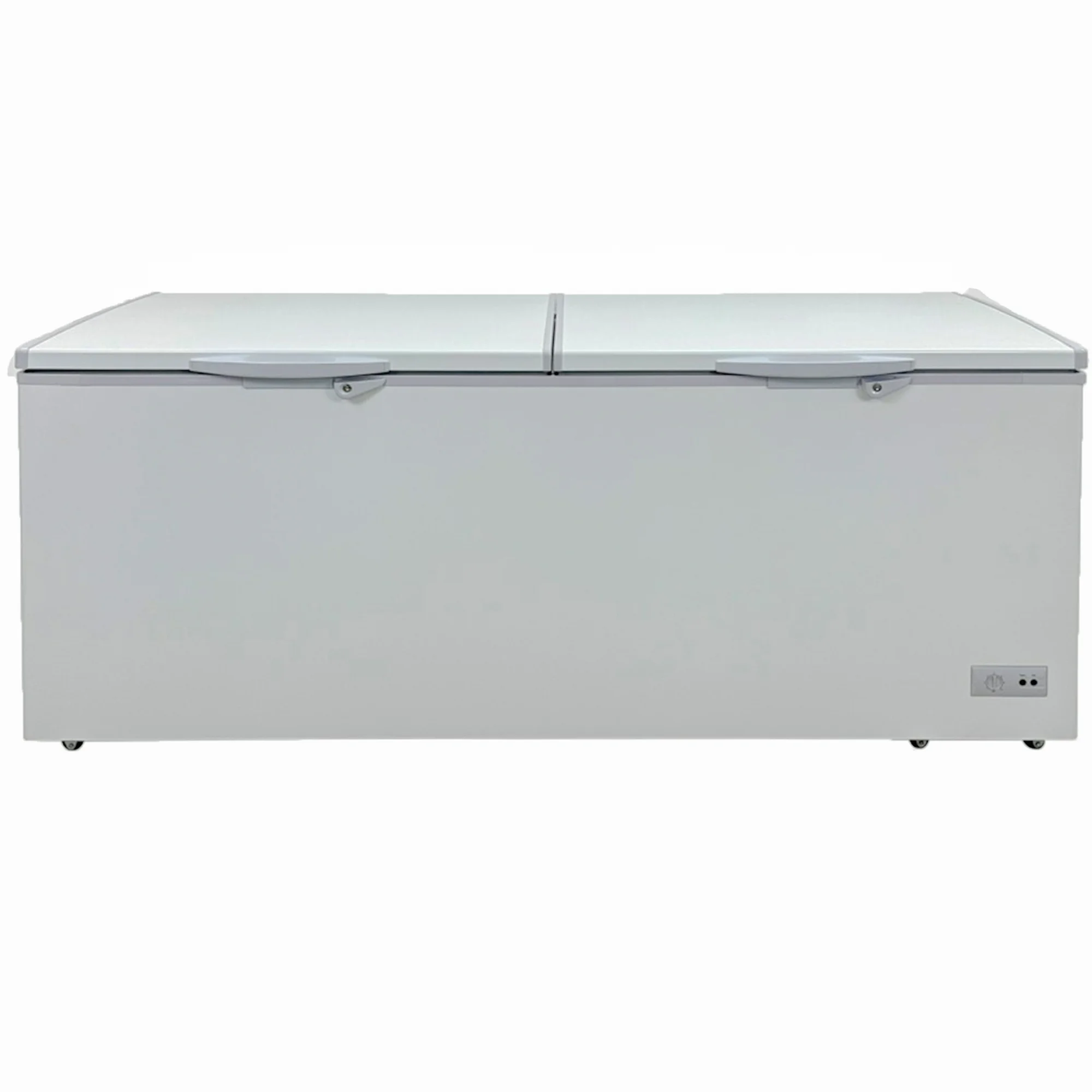 NSF 77 in. Solid Door Chest Freezer 24 Cu. Ft. Top Chest Freezer 2 Door Freezer, Island Chest Freezer