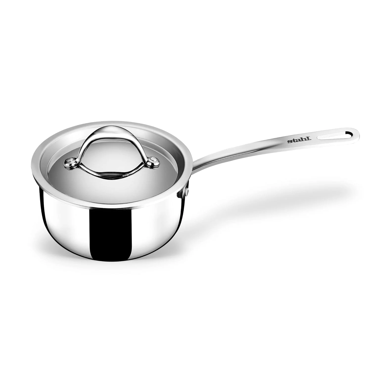 Triply Stainless Steel Tea Pan Or Milk Pan With Lid 1 Liter 14cm | Gas & Induction Base Sauce Pan