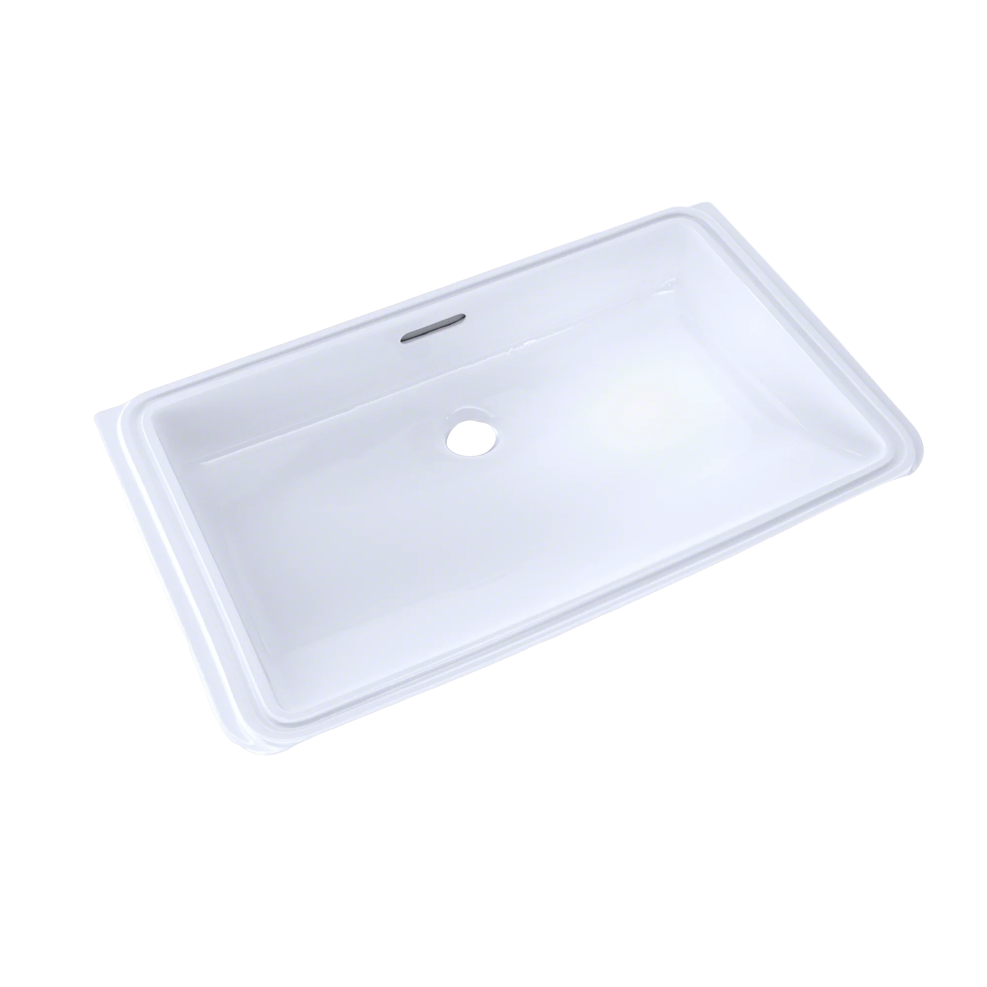 TOTO Rectangular Undermount Bathroom Sink with CEFIONTECT, Cotton White - LT191G#01