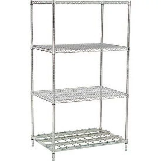 Nexelon Wire Shelving Starter Unit - 1 Dunnage Shelf - 48
