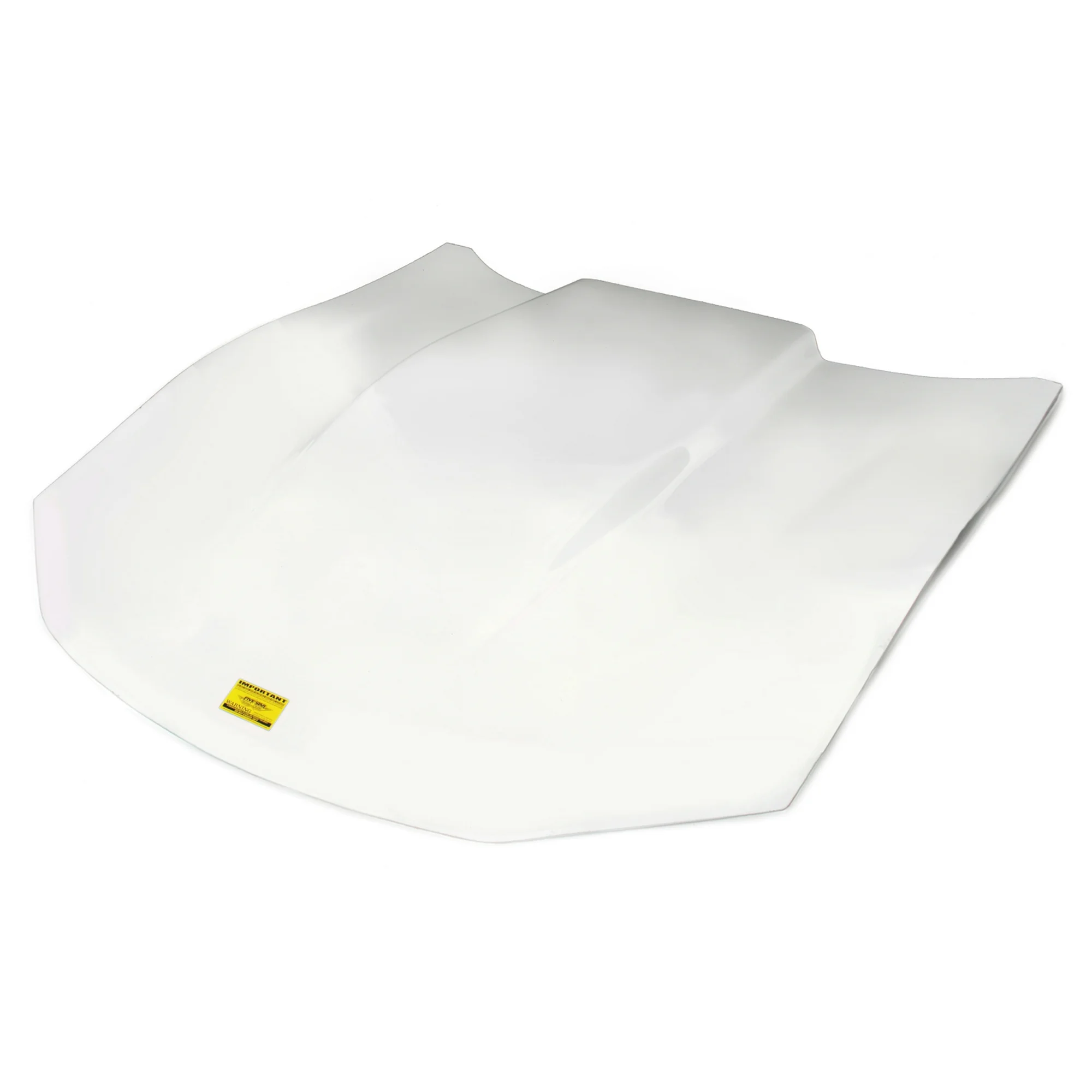 Composite Hood White 2.5in Scoop