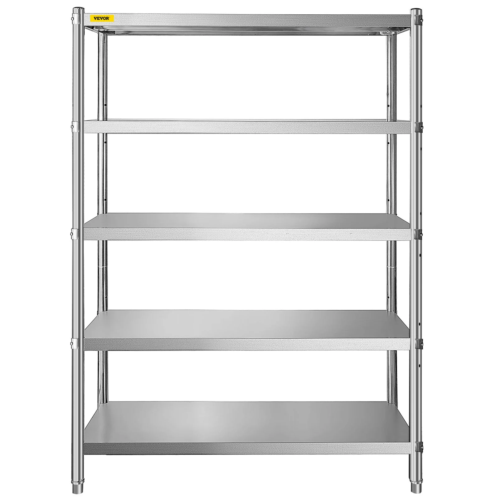 VEVOR Heavy-Duty Stainless Steel Shelving Unit - 47.5x18