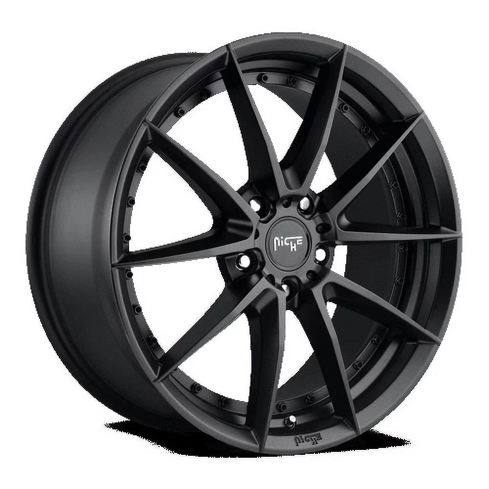 Niche M196 Sector 19X9.5 5X112 48Et 66.56Cb Matte Black Wheel
