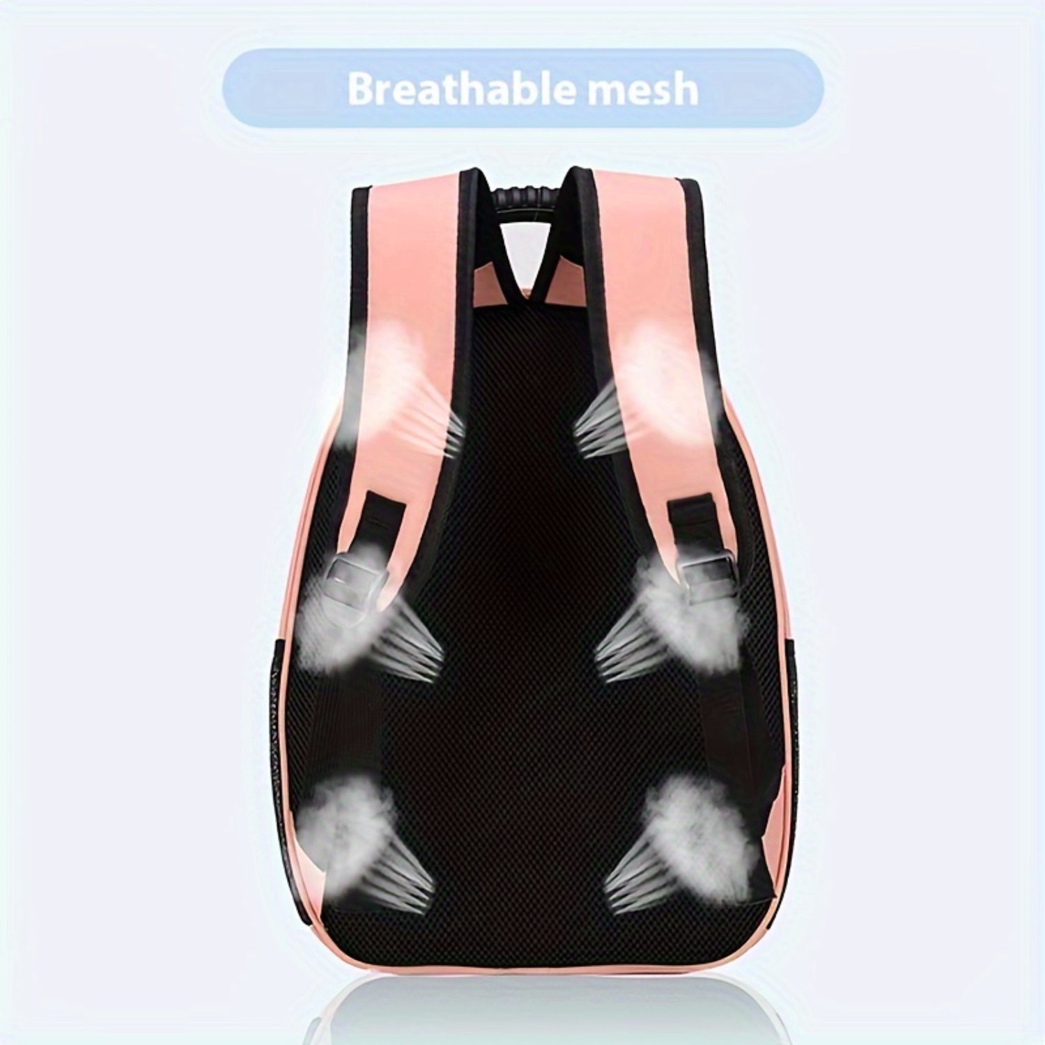 JZJUNZ Travel-Friendly Portable Pet Carrier Backpack with Transparent Window - Durable Polyester Material  Zipper Closure - Comfortable and Secure for Cats and Dogs - Essential Pet Suppli