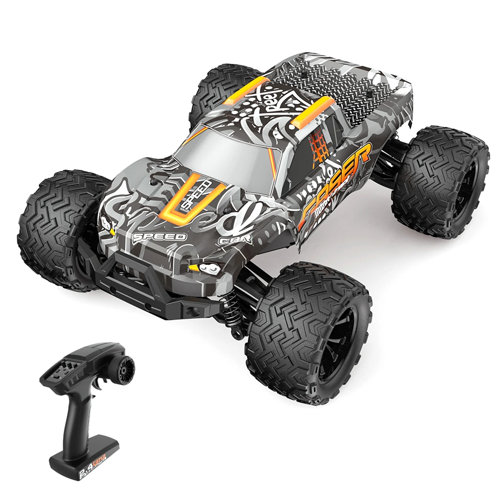 walmeck Remote Control Car 114 2.4GHz 45kmh All Terrain Off Road Trucks 4WD Brushless Motor Climbing Car Gifts Full Scale for Adults