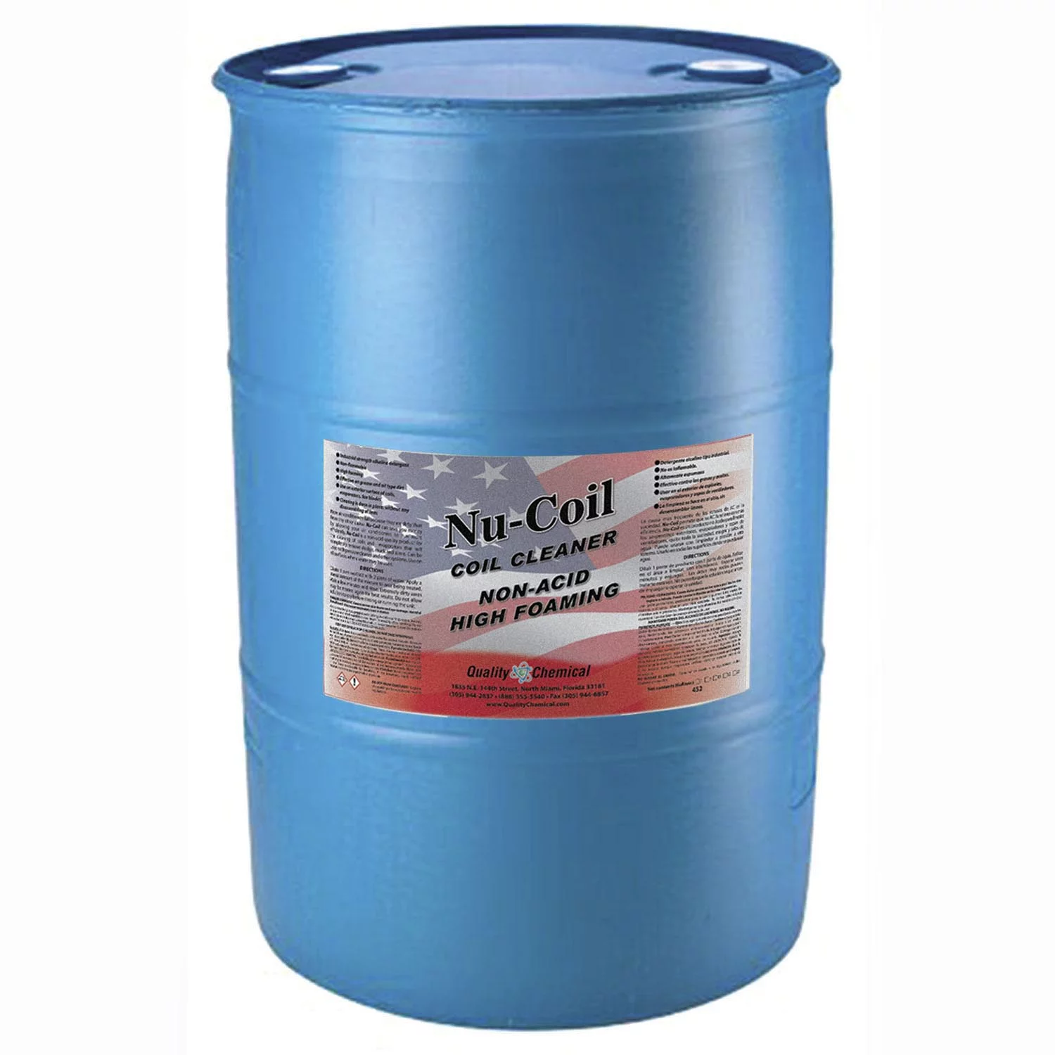 Nu-Coil Concentrated Air Conditioner Coil Cleaner - 55 gallon drum