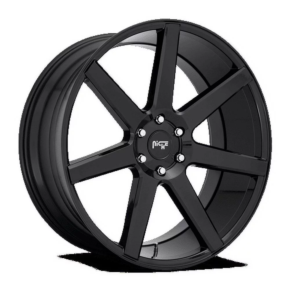 Niche 1PC Aluminum Rim M230 FUTURE 22X9.5in Gloss Black Finish, M230229589+30