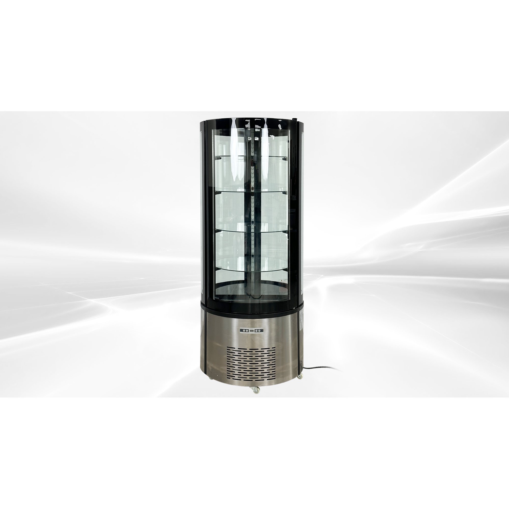 Cooler Depot 12.7 Cu.ft. Curved Glass Refrigerated ARC400R, NSF Certified