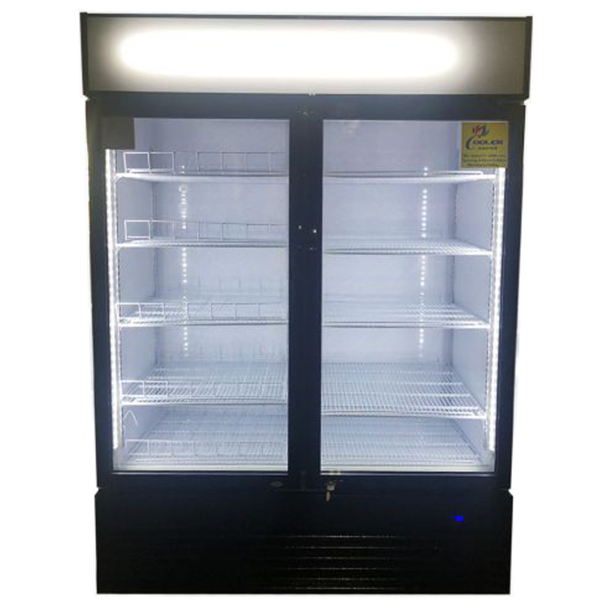 NSF 54 ins Two Glass Door Refrigerator cooler CDM-50R