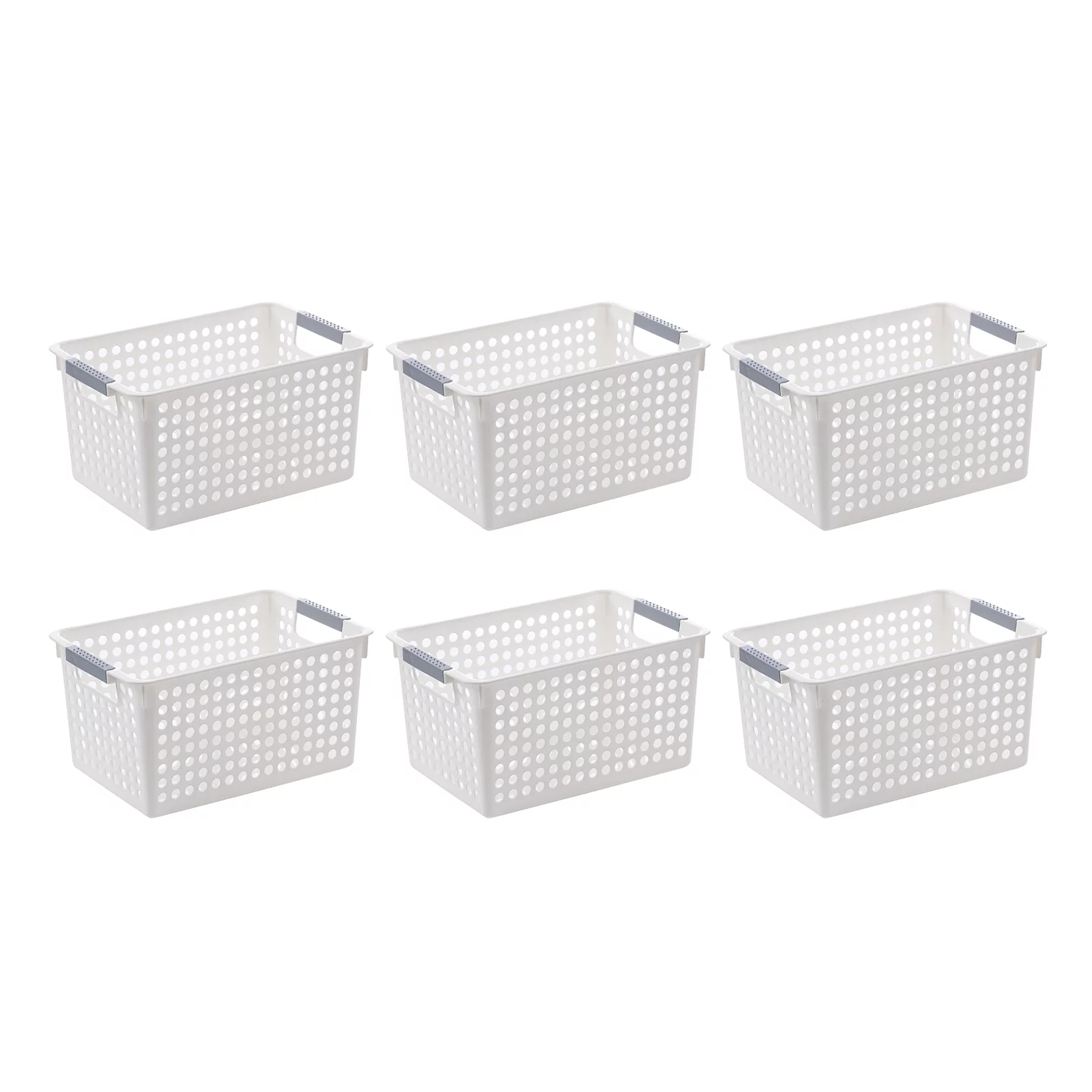 WalGRHFR Rectangular Storage Basket Desktop Sundries Storage Basket Bathroom Hollowed Out Bath Basket Frame