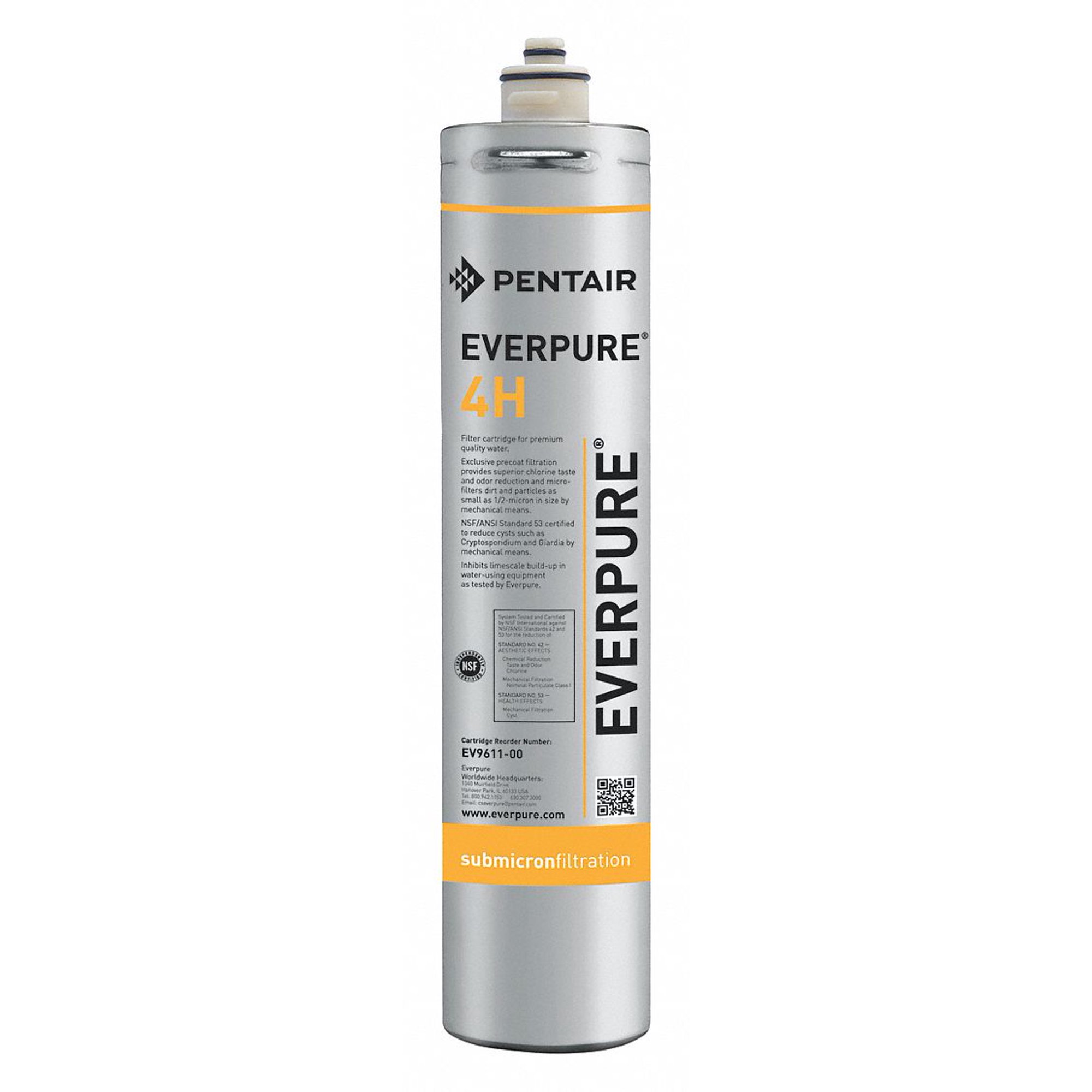 Pentair/Everpure Quick Connect Filter,0.5 micron,0.5 gpm  EV961100-75