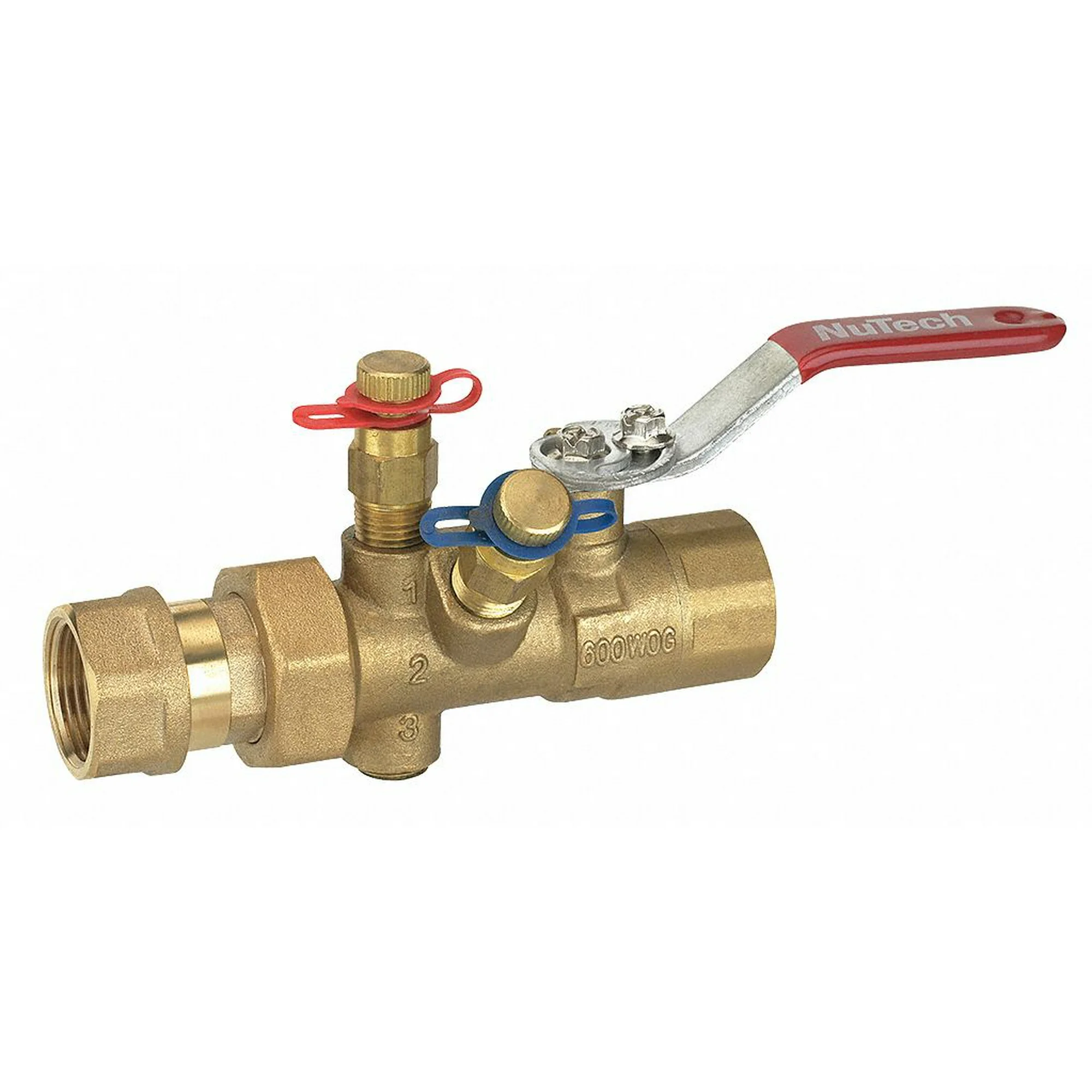 Nutech Manual Balancing Valve,1-1/4 In,FNPT MB3E-3A-125F-125F