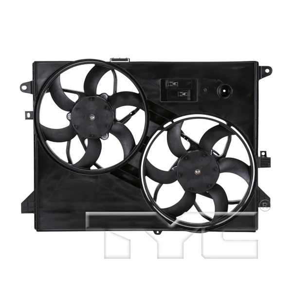 TYC 621910 Radiator & Condenser Cooling Fan Assembly New with Warranty Fits select: 2008-2010 SATURN VUE, 2012 CHEVROLET CAPTIVA