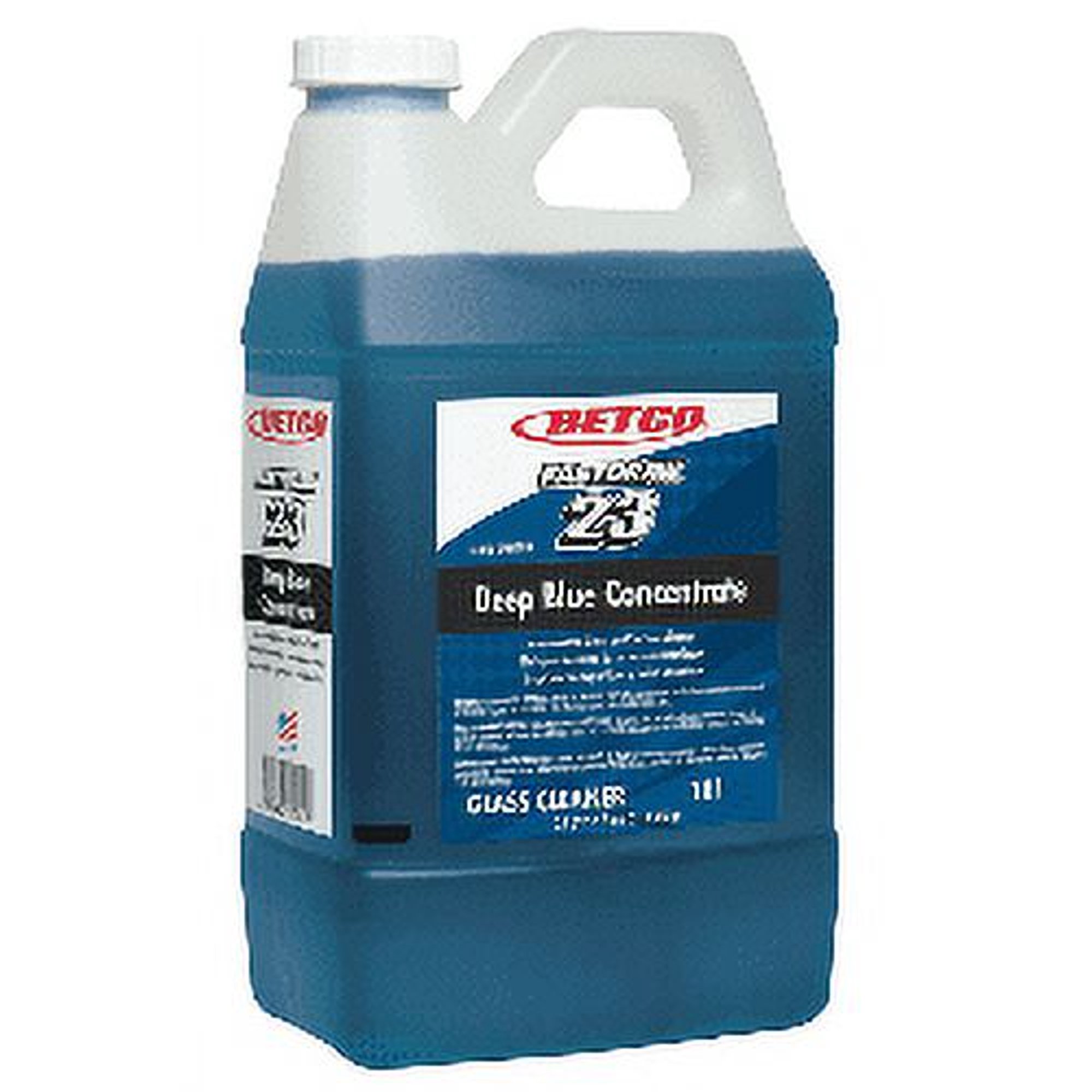 Betco Glass Cleaner Concentrate, Deep Blue, 67.63 oz., 4 Count