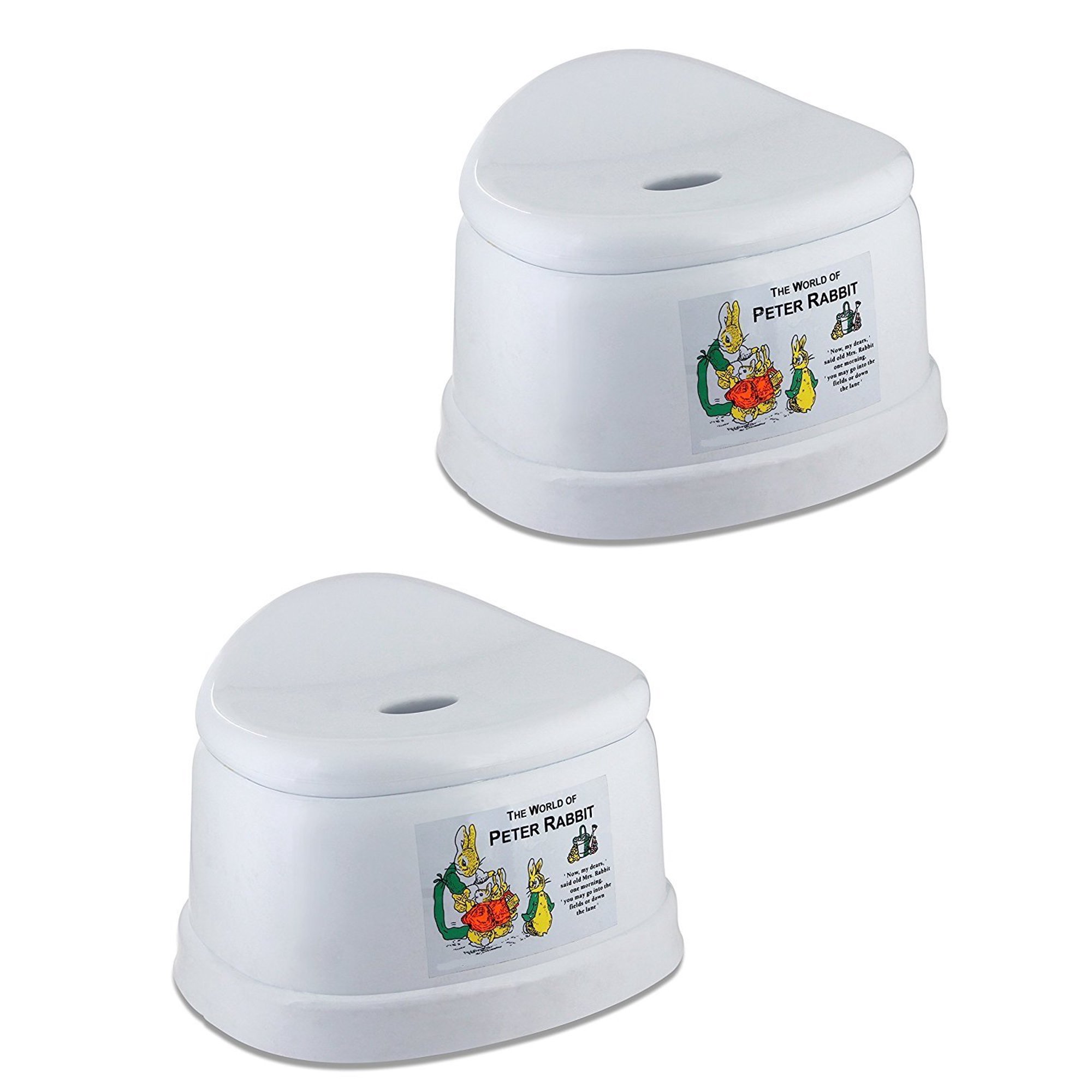 Webelkart Bathroom Plastic Stool - (Multi, Set Of 2)