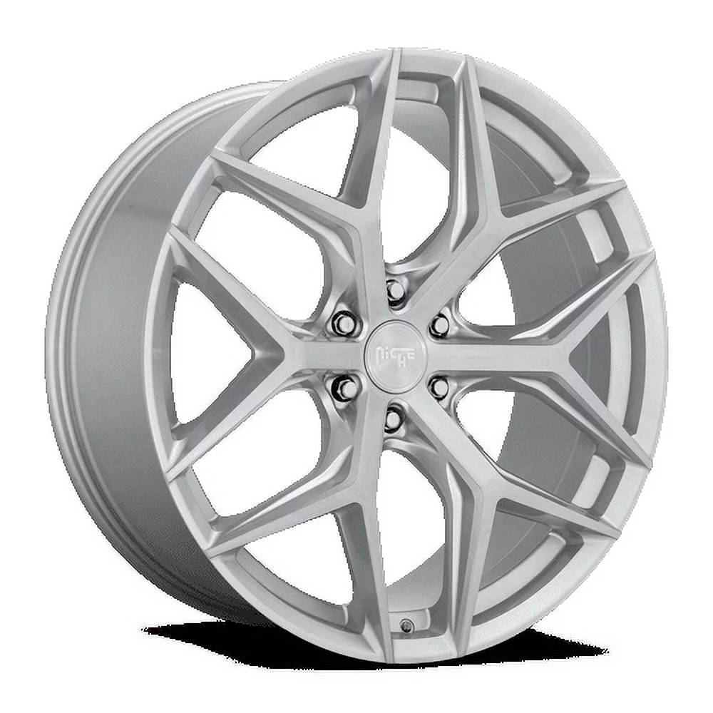 Niche 1Pc M233 Vice Suv 24X10 6X135 30Et 87.1Cb Gloss Silver Brushed Wheel