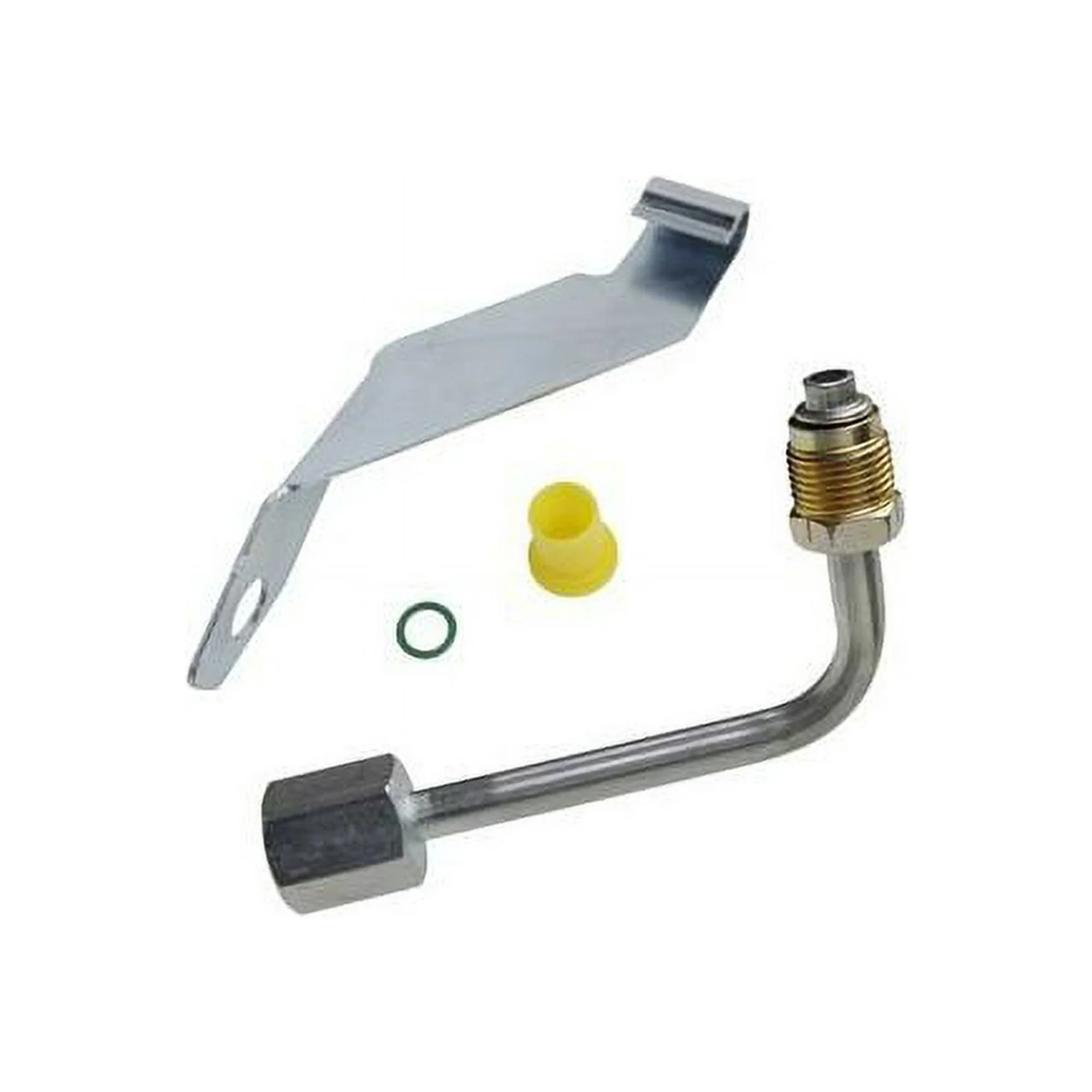 Tube - Hydroboost End Left Power Steering Pressure Line Hose Assembly - Compatible with 1999 - 2004 Ford F-350 Super Duty 2000 2001 2002 2003