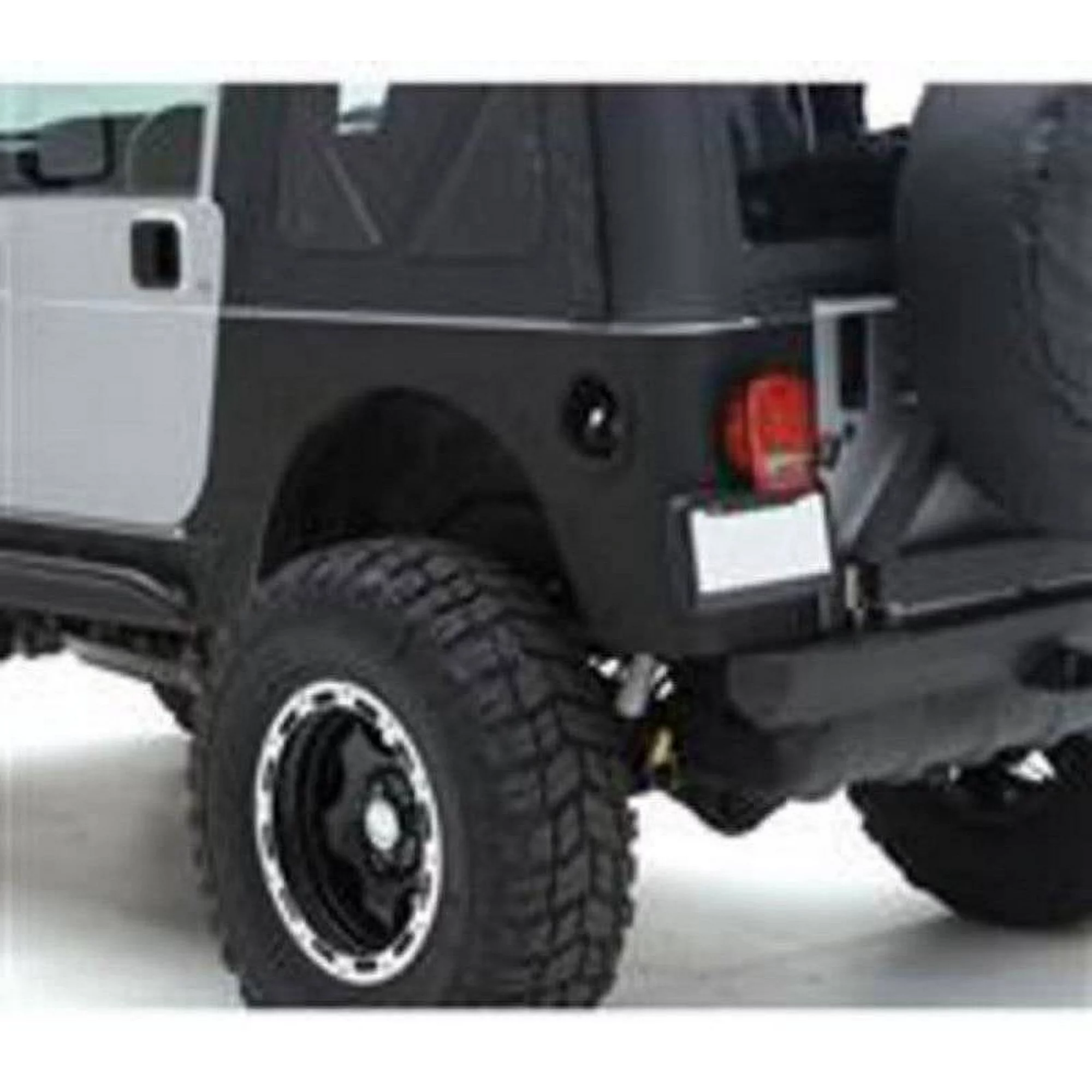 Smittybilt 1997-2006 Fits Jeep TJ Wrangler and Rubicon XRC Rear Corner Guards Black Textured 76874
