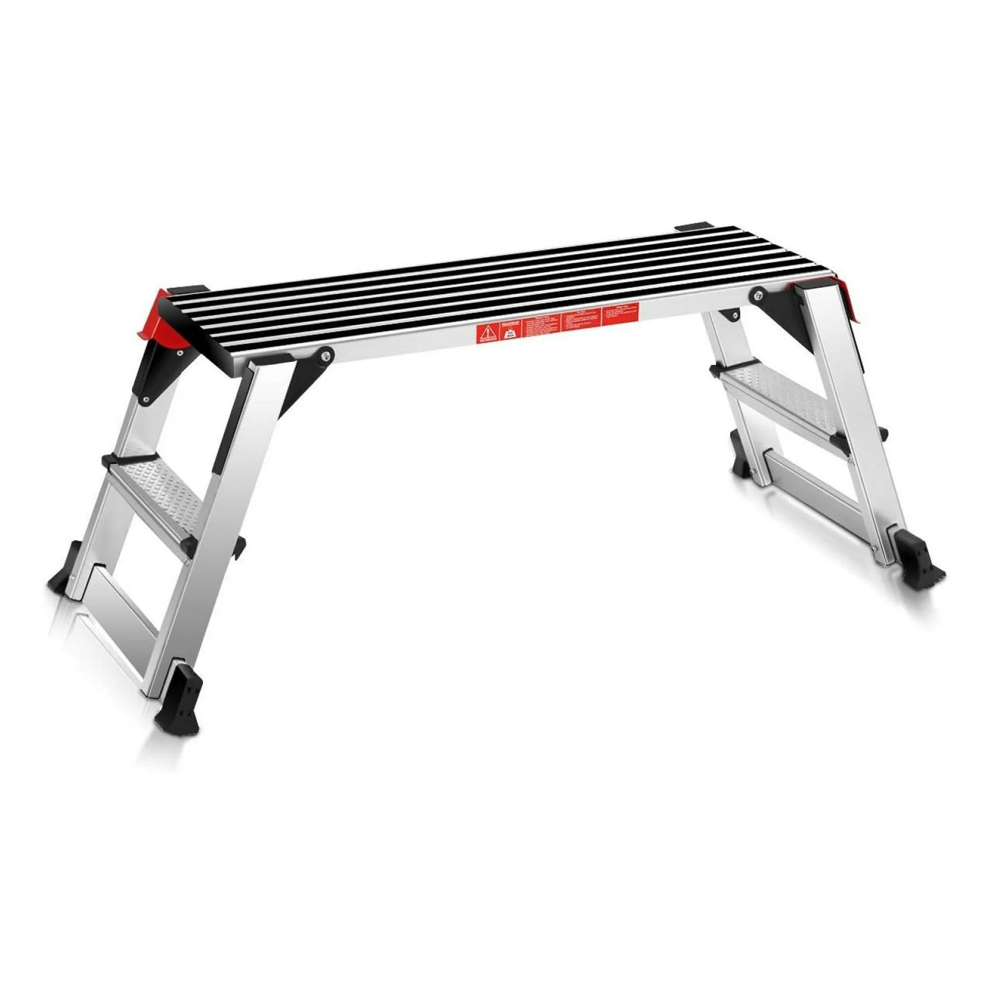ZHANGHU Aluminum Folding Platform Step, Portable Work Bench Drywall Stool Ladder 330lbs