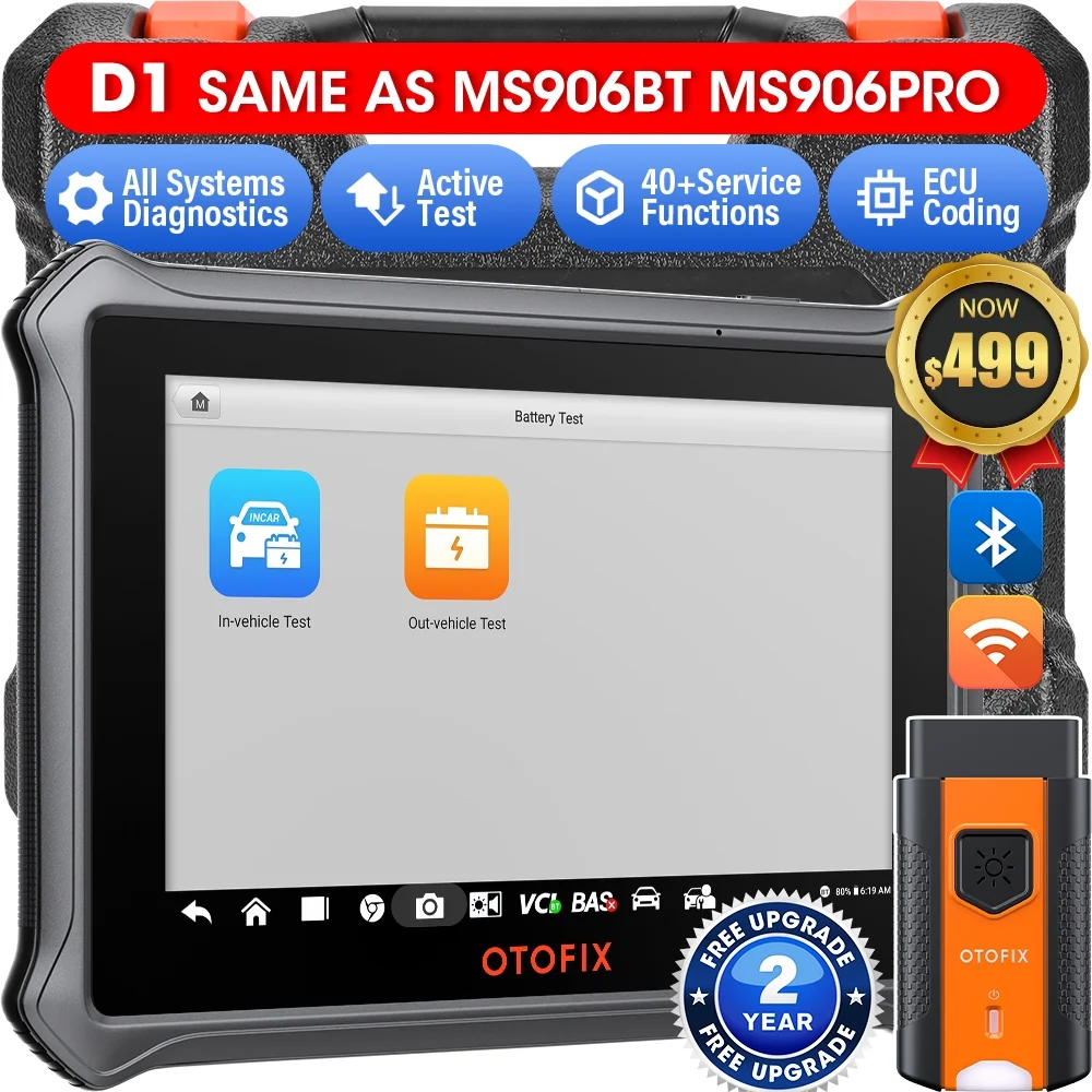 OTOFIX D1 Automotive Diagnostic Scan Tool, Bi-Directional OBD2 Scanner, Upgrade of Autel MP808/DS808