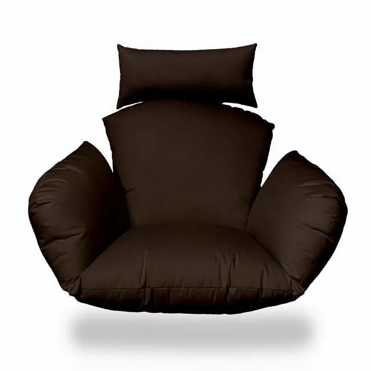 HomeRoots 473001 Primo Chocolate Brown Indoor & Outdoor Replacement Cushion for Egg Chair