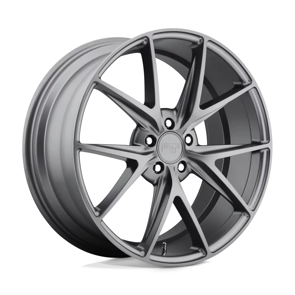 Niche M116 Misano 20X9 5X112 38Et 72.56Cb Matte Gun Metal Wheel