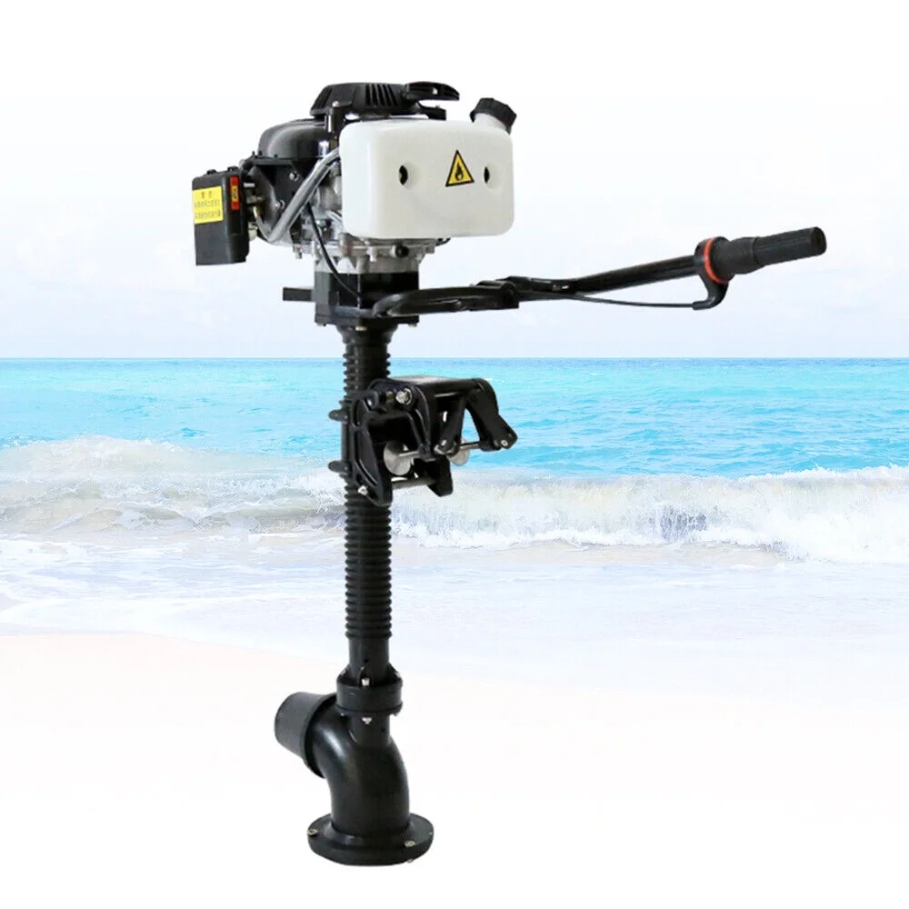 4Stroke 4HP Outboard Motor Jet Pump Wind Cooling Boat Engine w/ CDI System 55cc 4HP 4 Stroke 4.0 JET PUMP Gas Outboard Motor Boat Engine Wind Cooling System